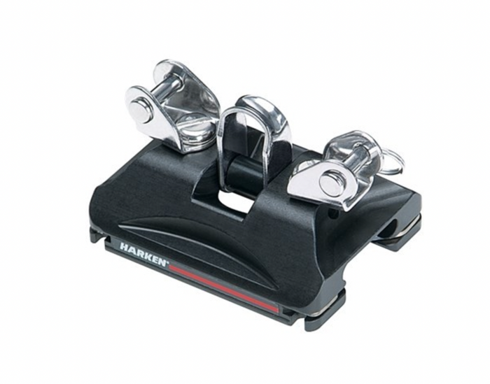 HARKEN 22mm Low-Load Car — Pivoting Shackle, Control Tangs