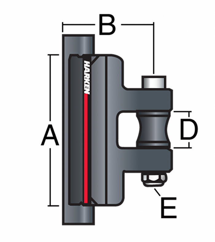 HARKEN 22mm Slider Battcar — Intermediate