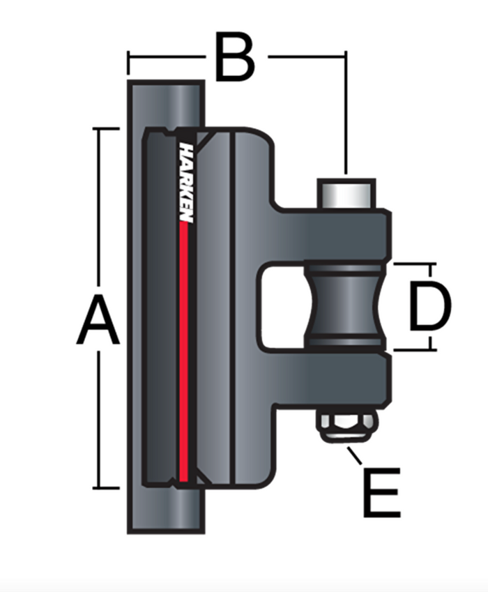 HARKEN 27mm Slider Battcar — Intermediate