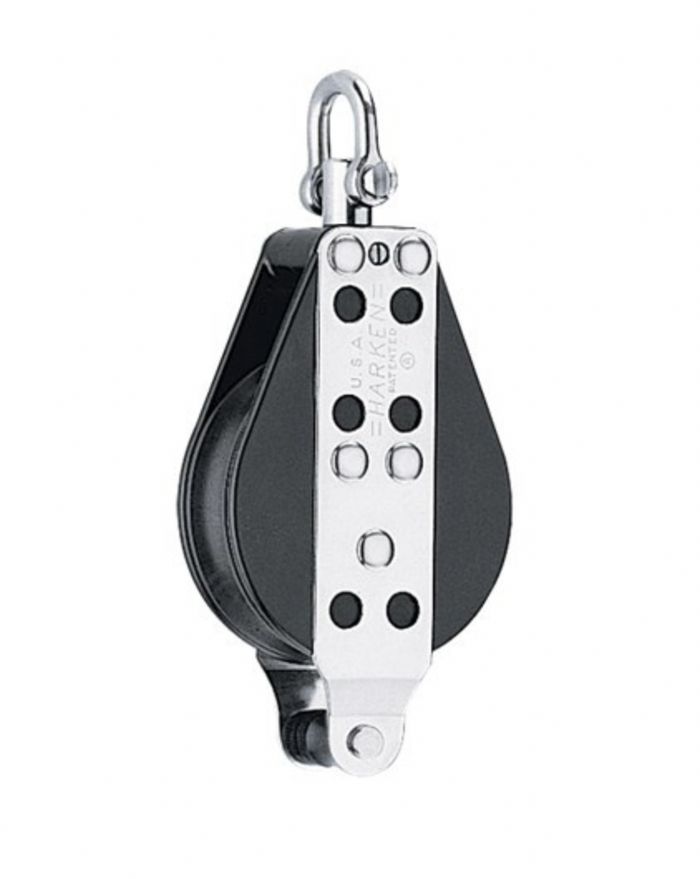 HARKEN 3.00" Block — Swivel, Becket, Heavy-Duty - Bosuns Boat