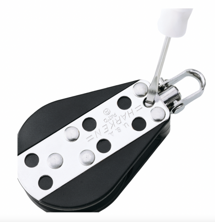 HARKEN 3.00" Block — Swivel, Becket, Heavy-Duty - Bosuns Boat