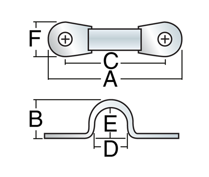 HARKEN 32mm Eyestrap (PAIR)