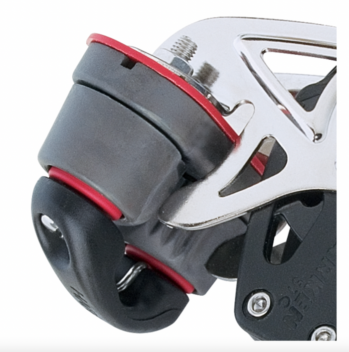 HARKEN 40mm FIDDLE BLOCK, SWIVEL, BECKET, CAM CLEAT