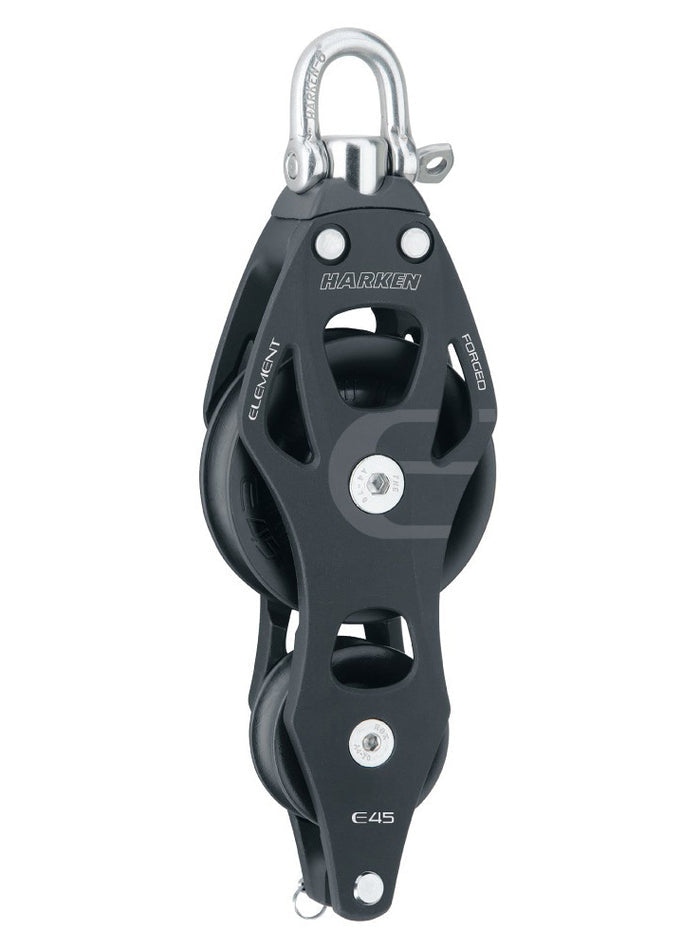 HARKEN 45MM ELEMENT BLOCK - FIDDLE/SWIVEL/BECKET - bosunsboat