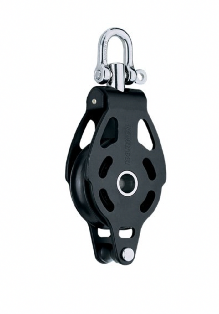 HARKEN 57mm Aluminium ESP Block — Swivel, Becket