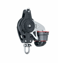 HARKEN 57mm Block — Swivel, Becket, Cam Cleat