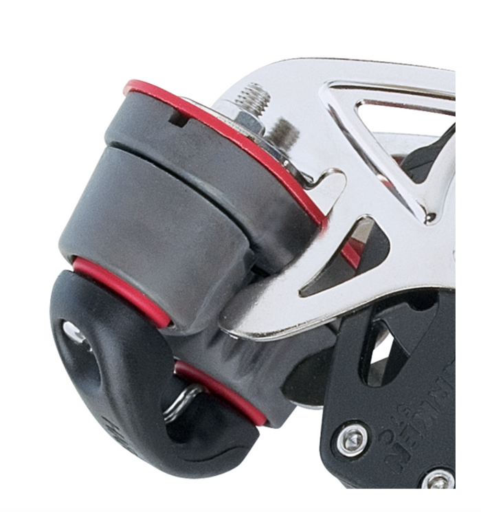 HARKEN 57mm Block — Swivel, Becket, Cam Cleat