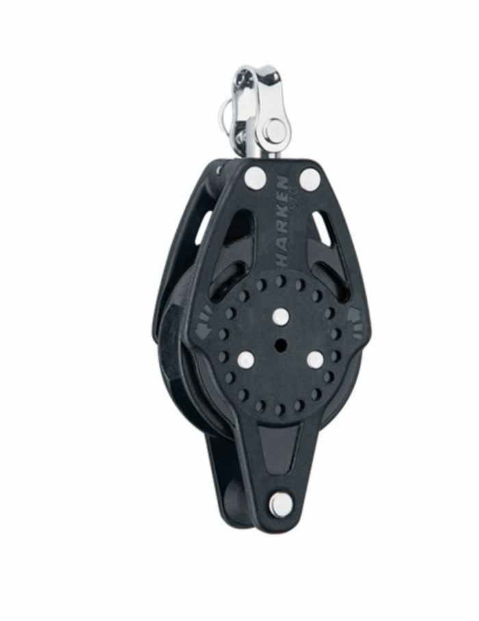 HARKEN 57mm Ratchamatic® Block — Swivel, Becket