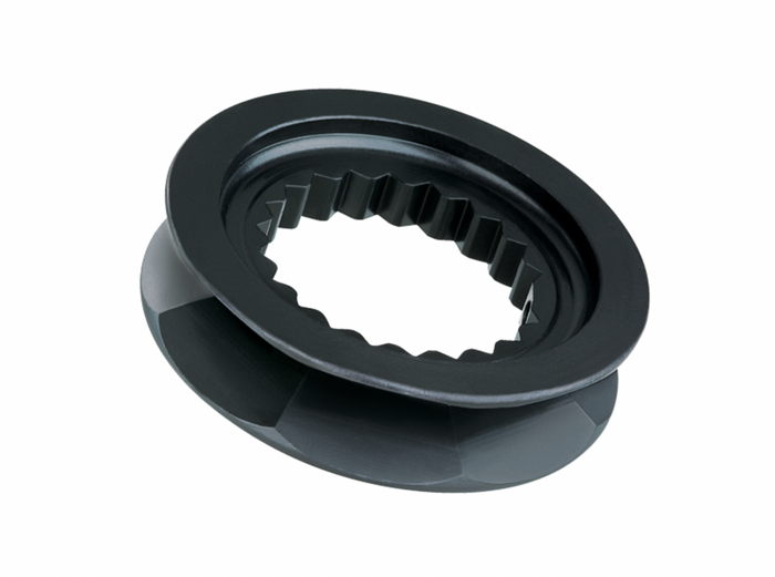 HARKEN 57mm Ratchamatic® Block — Swivel, Red Sheave