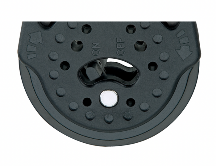HARKEN 57mm Ratchet Block — Swivel, Becket, Cam Cleat