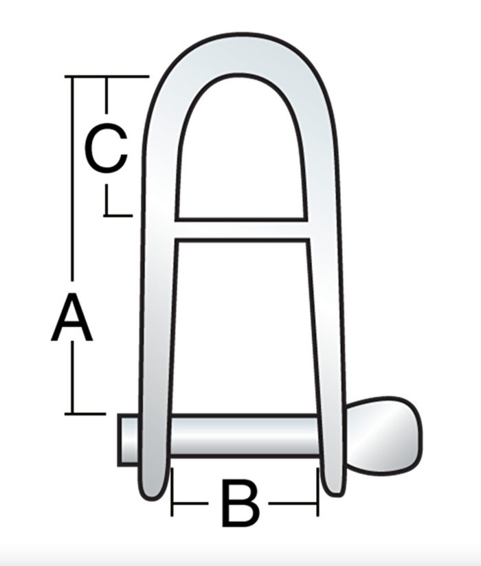 HARKEN 5mm Captive Halyard Shackle