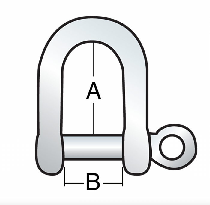 HARKEN 5mm Long Shackle - Bosuns Boat