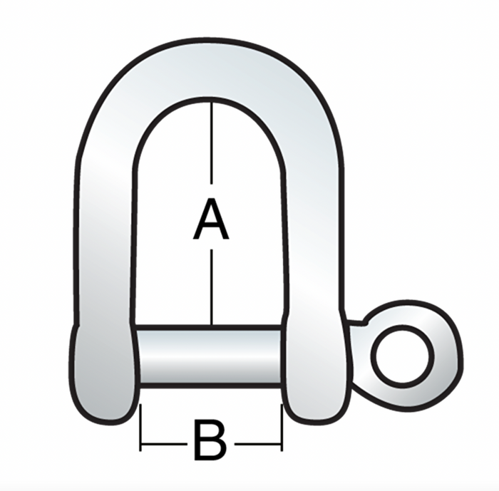 HARKEN 6mm "D" Shackle