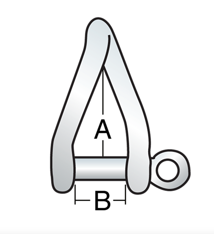 HARKEN 6mm Twist Shackle