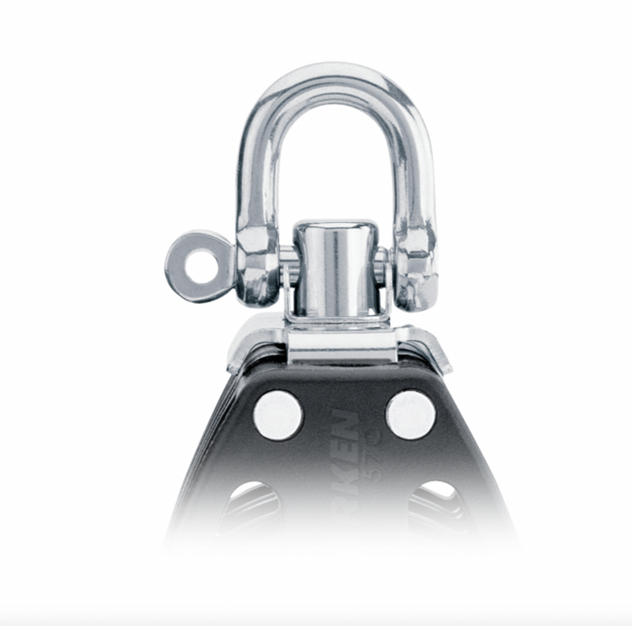 HARKEN 75mm Double Block — Swivel, Becket