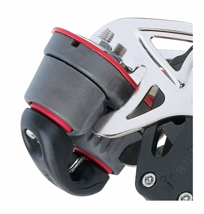 HARKEN 75mm Fiddle Block — Swivel, Becket, Cam Cleat