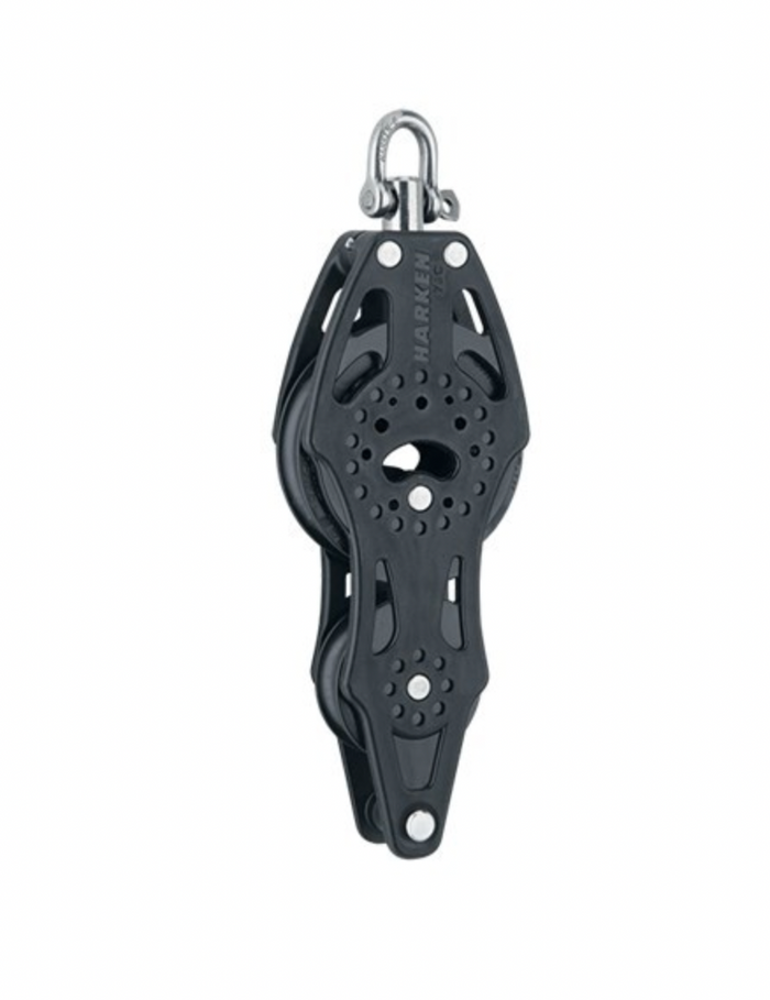 HARKEN 75mm Fiddle Block — Swivel, Becket