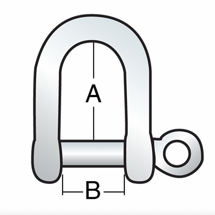 HARKEN 8mm Long Shackle