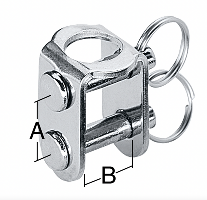 HARKEN 8mm Stainless Steel U-Adaptor - Bosuns Boat