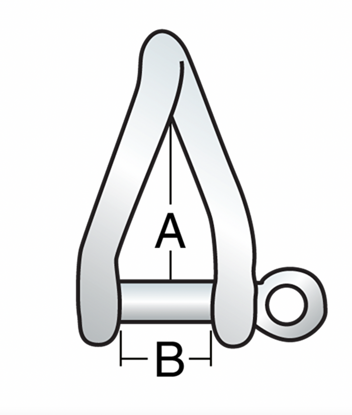 HARKEN 8mm Twist Shackle