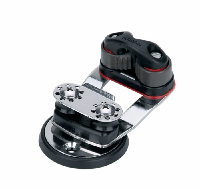 HARKEN Micro Cam Base — Swivel, 16 mm Sheaves