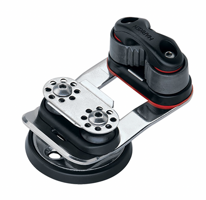 HARKEN Micro Cam Base — Swivel, 16 mm Sheaves