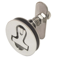 Hatch Latch - Round - Stainless Steel - Bosuns Boat
