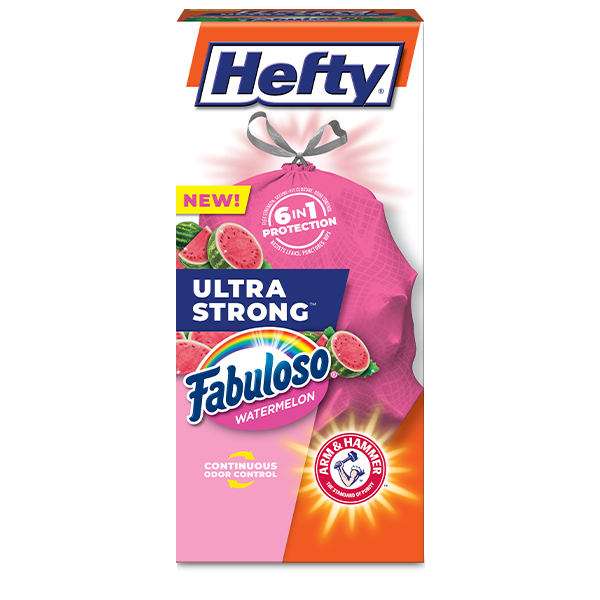 Hefty Ultra Strong Color Series Kitchen Trash Bags
