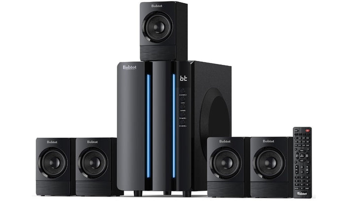 Home Theatre Surround Sound System 800W 6.5" Subwoofer Bluetooth ARC Optical-268
