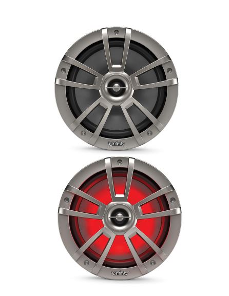 INFINITY REFERENCE MARINE SPEAKERS 160 MM with RED,GREEN ,BLUE LEDS