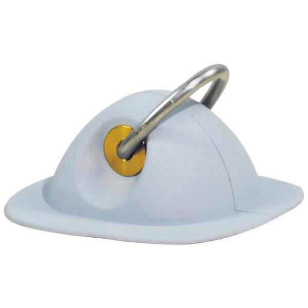 Inflatable Boat - Rubber 'D' Ring Block - Grey