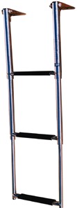Ladder - Telescopic Stainless Steel 3 Step - bosunsboat