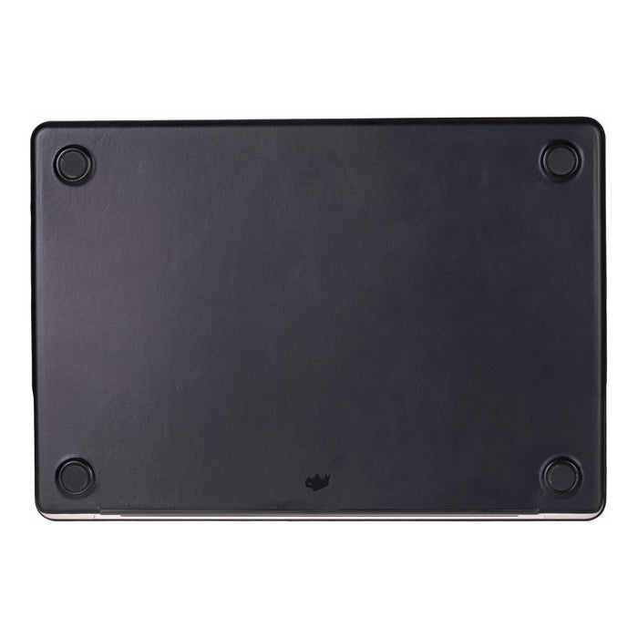 Leather MacBook Air 15 - inch Case - Butler Protective Hardshell, Black - BlackBrook Case
