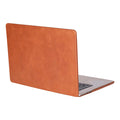 Leather MacBook Pro 16 - inch Case - Butler Protective Hardshell, Tan - BlackBrook Case