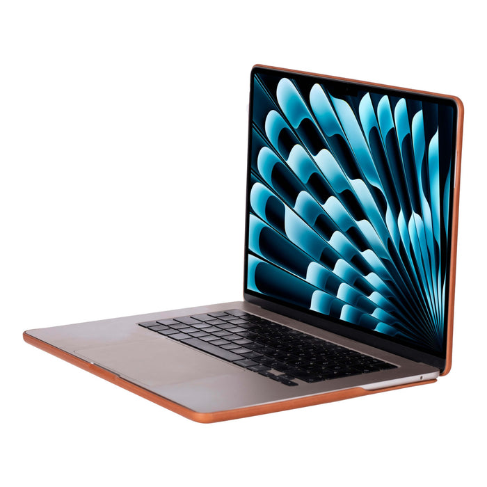 Leather MacBook Pro 16 - inch Case - Butler Protective Hardshell, Tan - BlackBrook Case