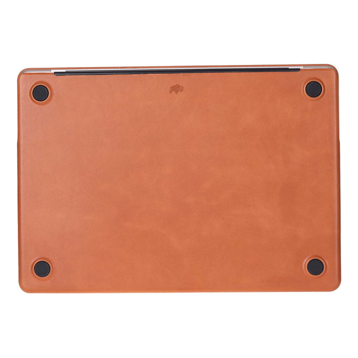 Leather MacBook Pro 16 - inch Case - Butler Protective Hardshell, Tan - BlackBrook Case