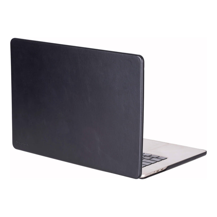 Leather MacBook Air 15 - inch Case - Butler Protective Hardshell, Black - BlackBrook Case