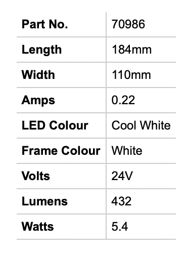 LED - EXTERIOR LIGHT - WATERPROOF