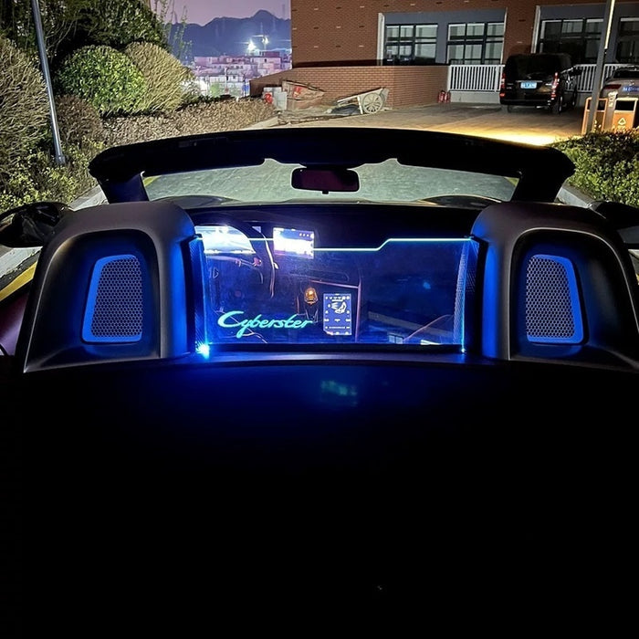 LED Center Rear Windshield And Roll Cage Windshield
