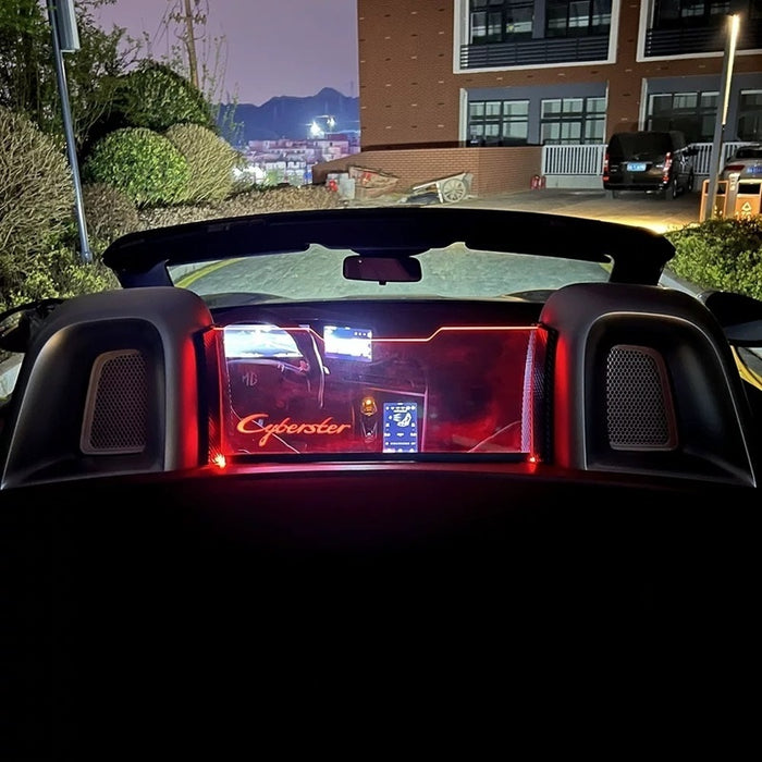 LED Center Rear Windshield And Roll Cage Windshield