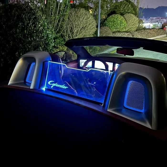 LED Center Rear Windshield And Roll Cage Windshield