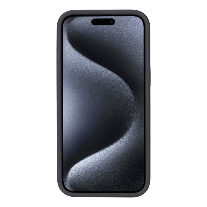 Loop Leather Snap-On Case – iPhone 15 Pro Max, Golden Brown - BlackBrook Case
