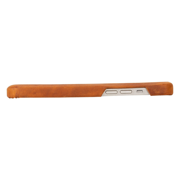 Mason Leather iPhone 15 Plus MagSafe Case, Golden Brown - BlackBrook Case