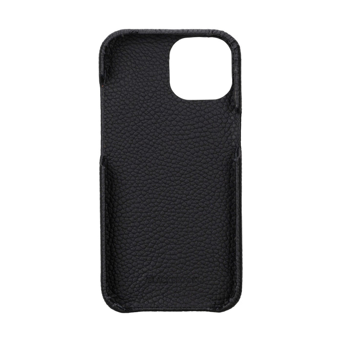 Mason Full-Grain Leather MagSafe Case ‚Äì iPhone 15 Plus, Pebble Black - BlackBrook Case
