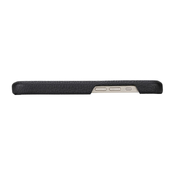 Mason Full-Grain Leather MagSafe Case ‚Äì iPhone 15 Plus, Pebble Black - BlackBrook Case