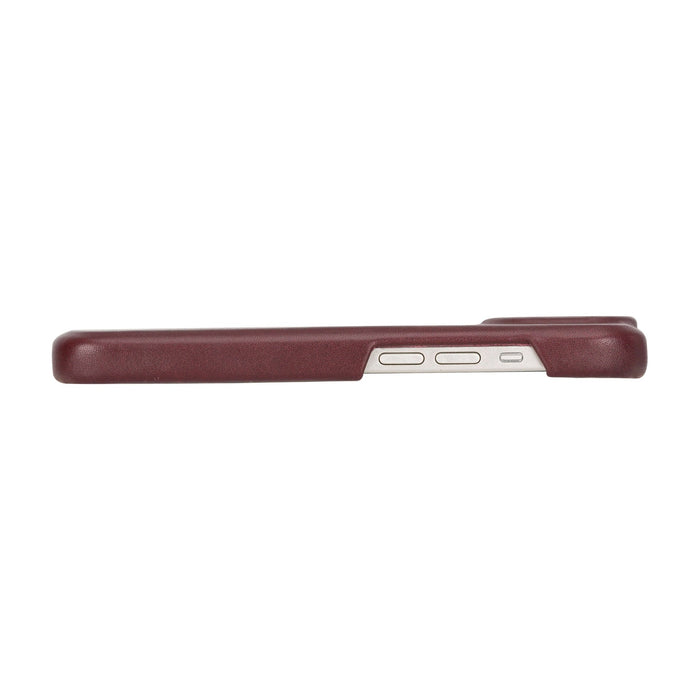 Mason Leather iPhone 14 Plus MagSafe Case, Soft Bordeaux - BlackBrook Case