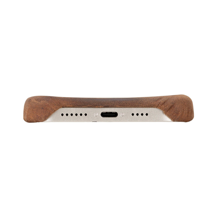 Mason Full-Grain Leather MagSafe Case ‚Äì iPhone 15 Plus, Distressed Coffee - BlackBrook Case