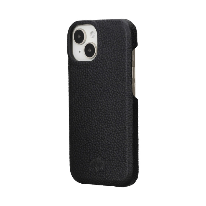 Mason Full-Grain Leather MagSafe Case ‚Äì iPhone 15 Plus, Pebble Black - BlackBrook Case