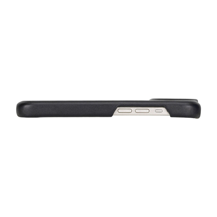 Mason Leather iPhone 15 Plus MagSafe Case, Soft Black - BlackBrook Case