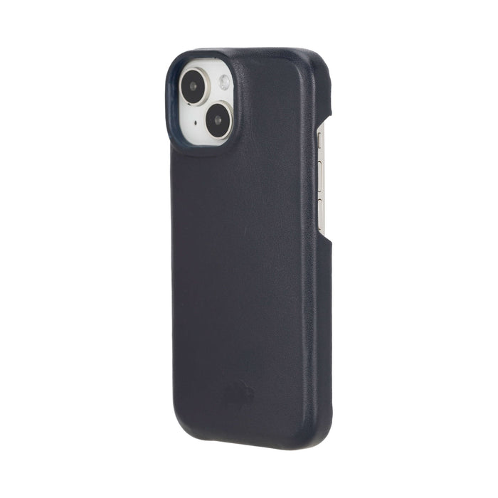 Mason Full-Grain Leather MagSafe Case ‚Äì iPhone 15 Plus, Soft Blue - BlackBrook Case